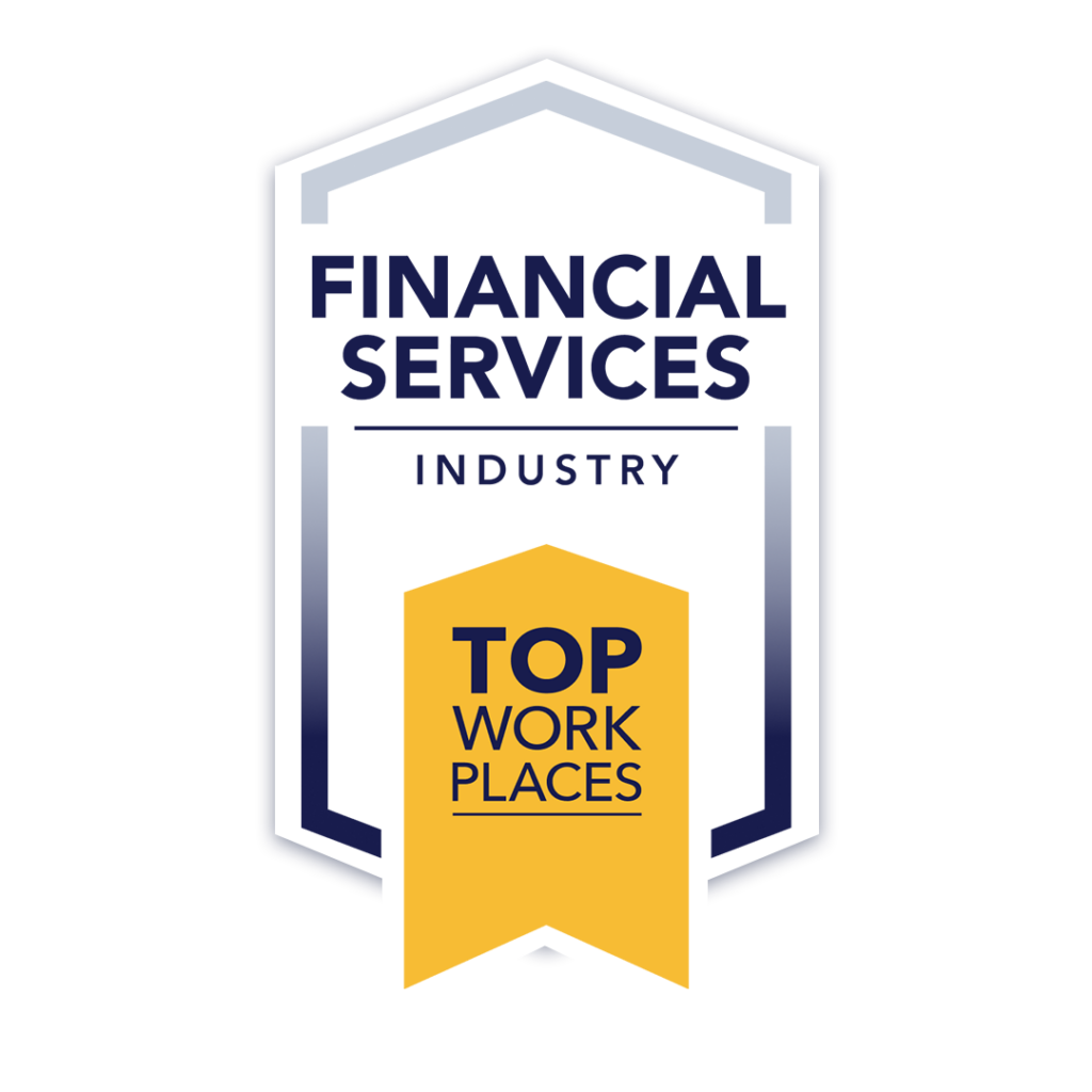 Image of Top Workplaces Financial Services Award (no year)