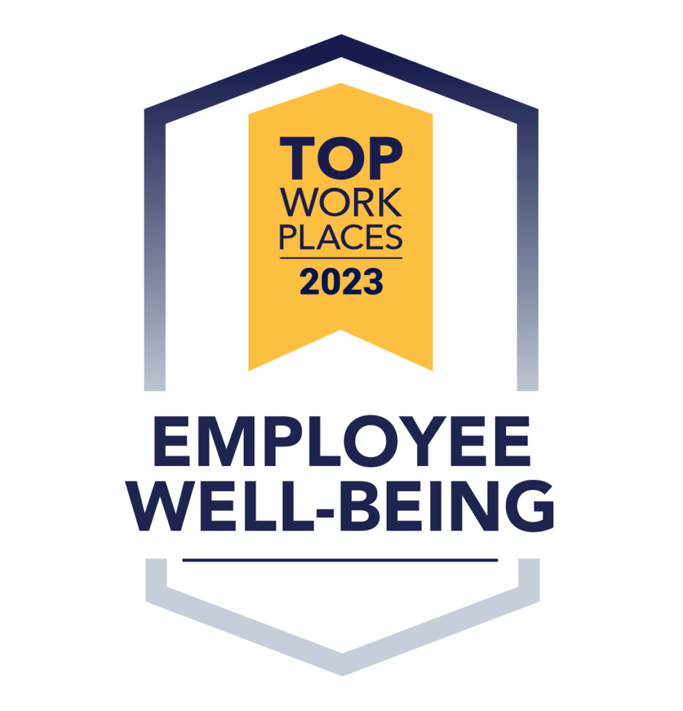 Top Workplaces Employee Well-Being badge