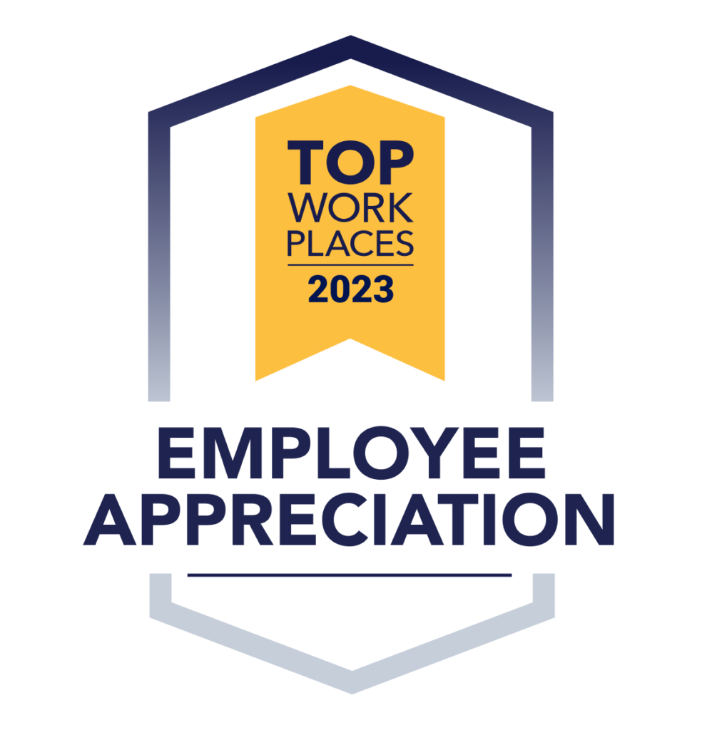 Top Workplaces Employee Appreciation badge