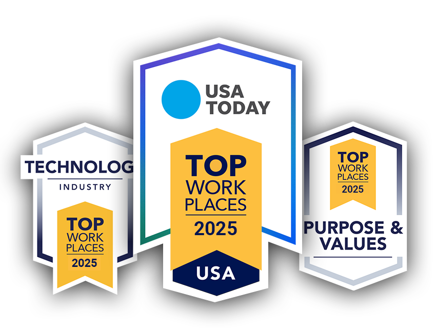 Top Workplaces Award Badges 2025